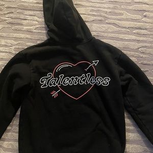 TALENTLESS HOODIE black xs